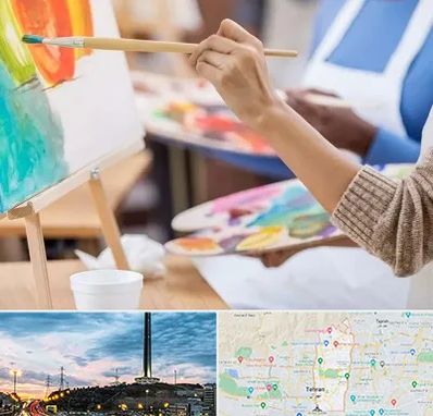 آموزشگاه هنر های تجسمی در منطقه 2 تهران