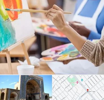 آموزشگاه هنر های تجسمی در مصلی مشهد