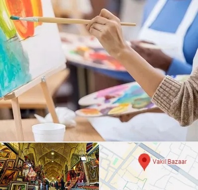 آموزشگاه هنر های تجسمی در بازار وکیل شیراز