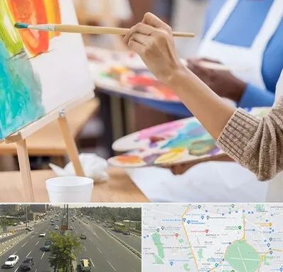 آموزشگاه هنر های تجسمی در منطقه 17 تهران