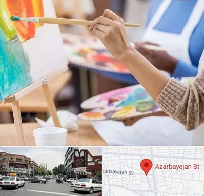 آموزشگاه هنر های تجسمی در خیابان آذربایجان