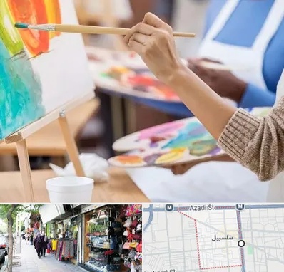 آموزشگاه هنر های تجسمی در سلسبیل