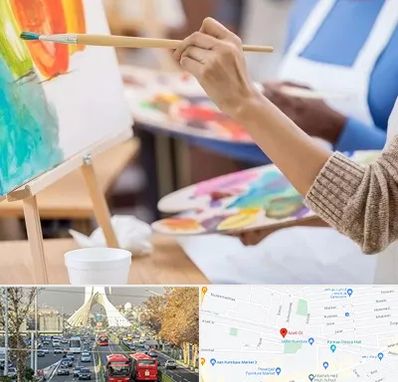 آموزشگاه هنر های تجسمی در خیابان آزادی