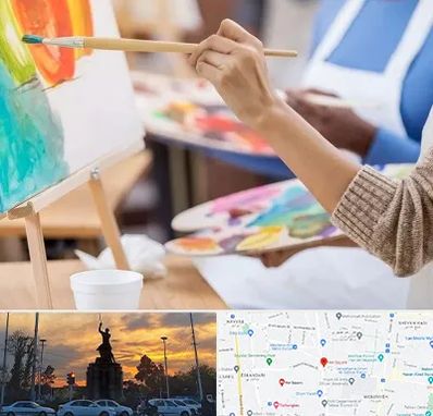 آموزشگاه هنر های تجسمی در میدان حر