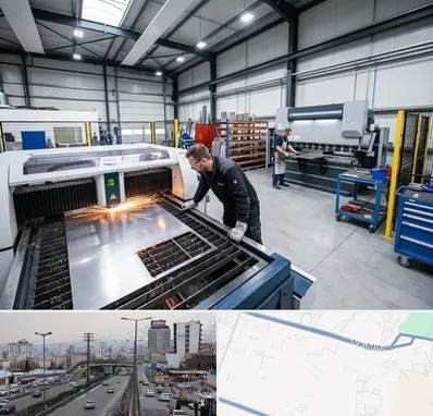 برشکاری و خمکاری در بلوار ارتش 