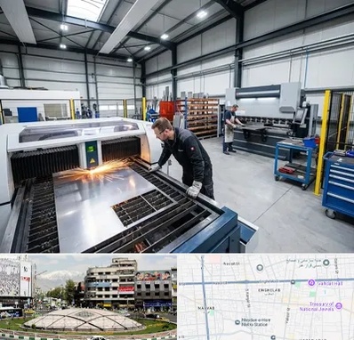 برشکاری و خمکاری در مرکز تهران 