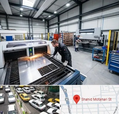برشکاری و خمکاری در مطهری تهران