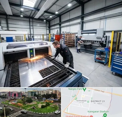 برشکاری و خمکاری در تهرانسر 