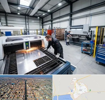 برشکاری و خمکاری در بندر ماهشهر