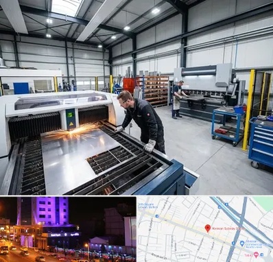 برشکاری و خمکاری در آبرسان تبریز 