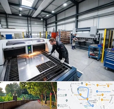 برشکاری و خمکاری در بلوار گیلان رشت 