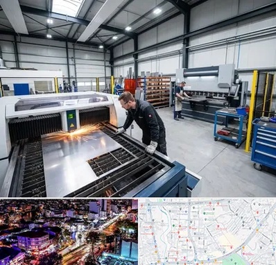 برشکاری و خمکاری در منظریه رشت 