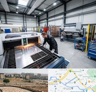 برشکاری و خمکاری در کوی وحدت شیراز 