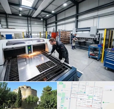 برشکاری و خمکاری در مرداویج اصفهان 