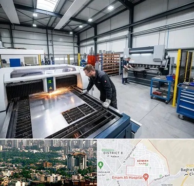 برشکاری و خمکاری در عظیمیه کرج 