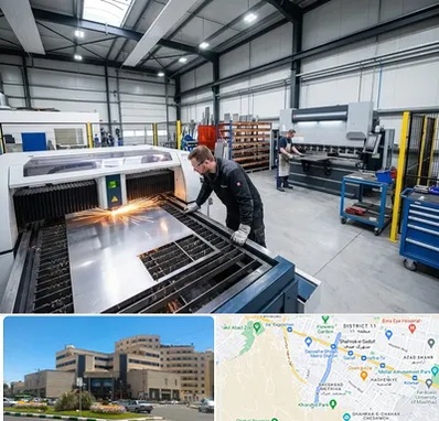 برشکاری و خمکاری در صیاد شیرازی مشهد 