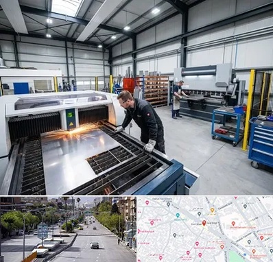 برشکاری و خمکاری در خیابان زند شیراز 