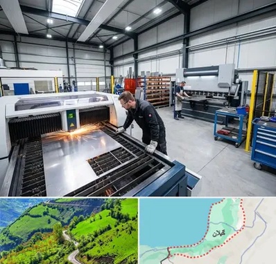 برشکاری و خمکاری در گیلان