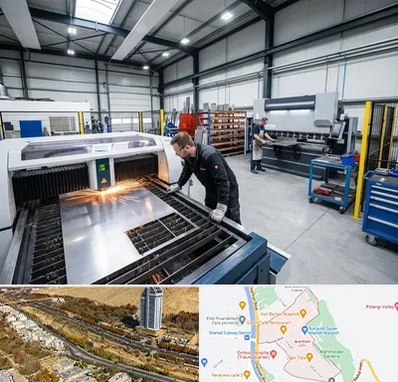 برشکاری و خمکاری در خیابان نیایش شیراز 