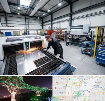 برشکاری و خمکاری در منطقه 3 تهران 