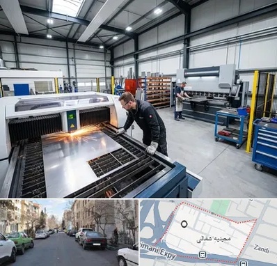 برشکاری و خمکاری در مجیدیه شمالی