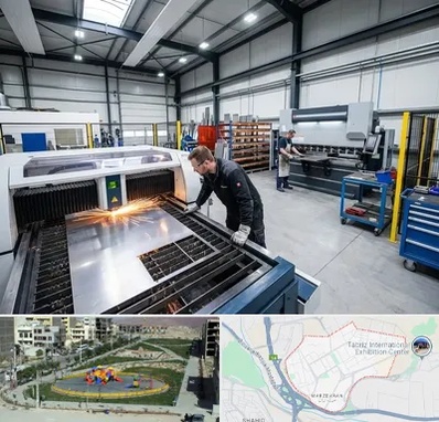 برشکاری و خمکاری در مرزداران تبریز 