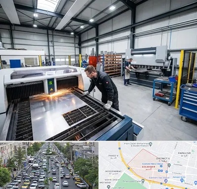 برشکاری و خمکاری در گلشهر کرج 