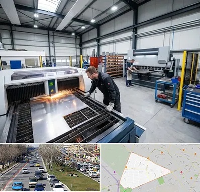 برشکاری و خمکاری در احمدآباد مشهد 