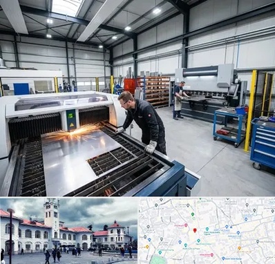 برشکاری و خمکاری در میدان شهرداری رشت 