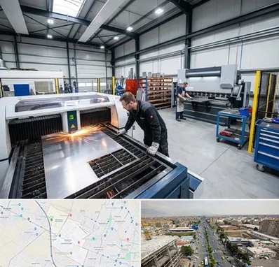 برشکاری و خمکاری در حصارک کرج 