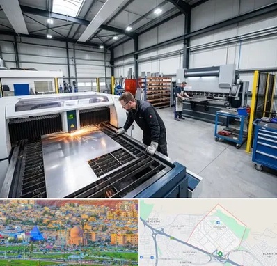 برشکاری و خمکاری در رشدیه تبریز 