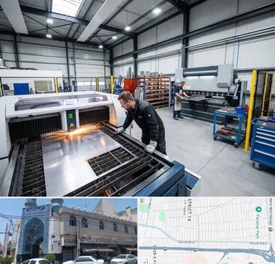 برشکاری و خمکاری در بلوار ابوذر 