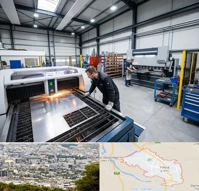 برشکاری و خمکاری در یاسوج