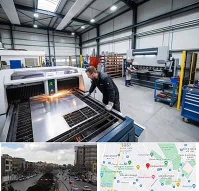 برشکاری و خمکاری در بلوار فردوسی مشهد 