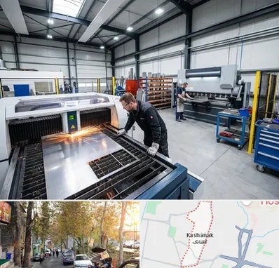 برشکاری و خمکاری در کاشانک