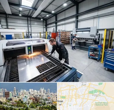 برشکاری و خمکاری در شرق تهران 