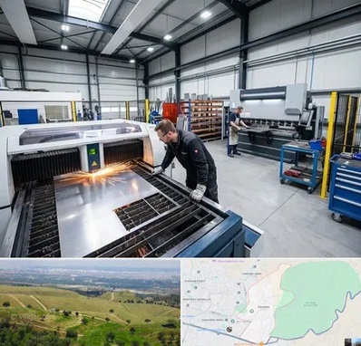 برشکاری و خمکاری در سوهانک 