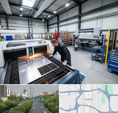 برشکاری و خمکاری در توانیر 