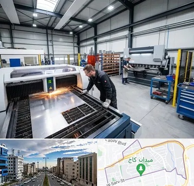 برشکاری و خمکاری در سعادت آباد 