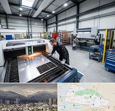 برشکاری و خمکاری در منطقه 4 تهران 