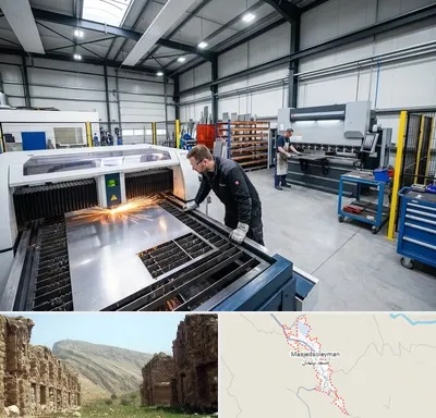 برشکاری و خمکاری در مسجد سلیمان