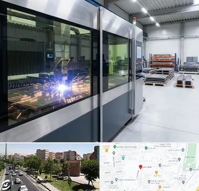 برش لیزری در شهرک آزمایش 