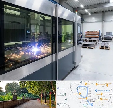 برش لیزری در فلکه گاز رشت 