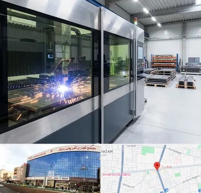 برش لیزری در نصف راه تبریز