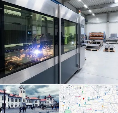 برش لیزری در میدان شهرداری رشت