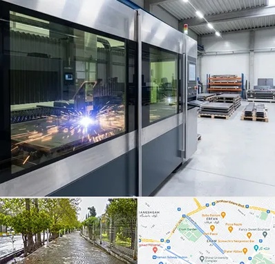 برش لیزری در خیابان ارم شیراز