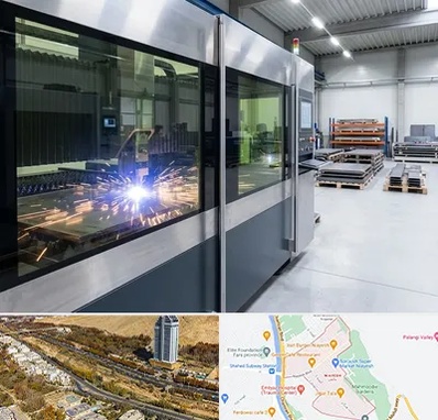 برش لیزری در خیابان نیایش شیراز