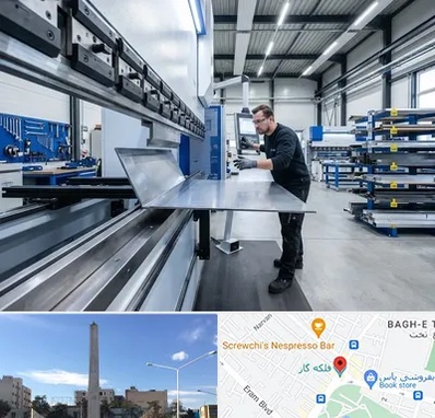 خمکاری ورق در فلکه گاز شیراز