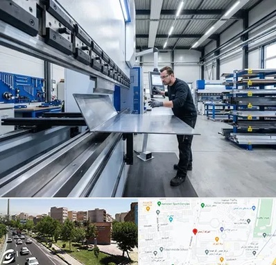 خمکاری ورق در شهرک آزمایش 