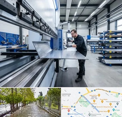 خمکاری ورق در خیابان ارم شیراز